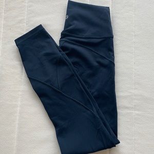 Navy blue lulu lemon leggings